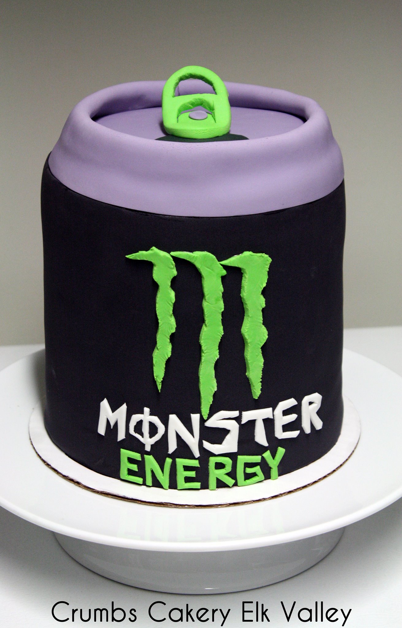 Monster Energy Drink Cake